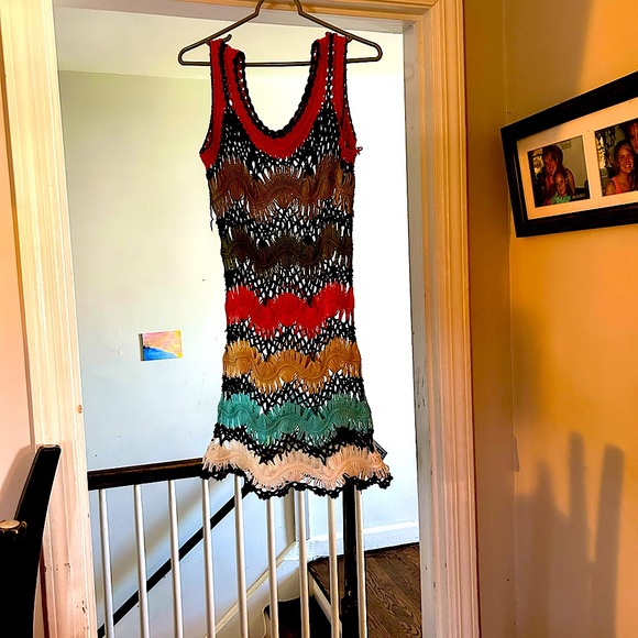 Woven Cover Up Dress - Picture 1 of 2